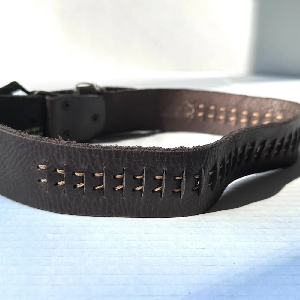 Replay & sons leather boy’s belt 26” NWT bold look⚡️